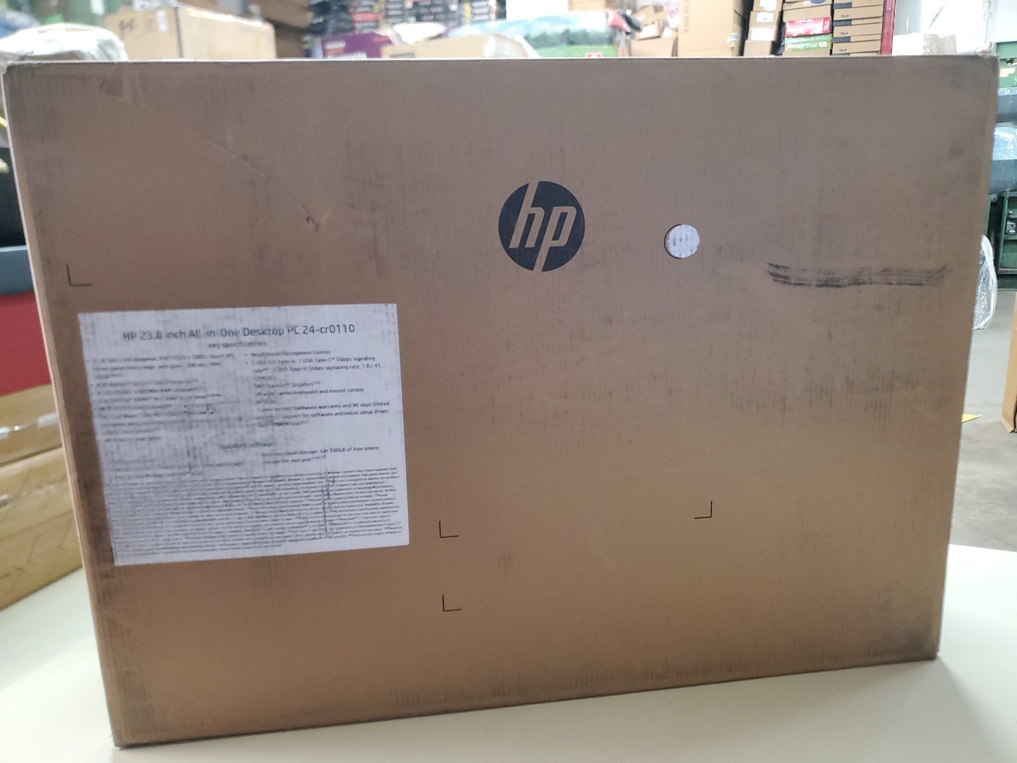 Hp 24-cr0000a 24-cr0110 All-in-one Computer - Amd Athlon Silver 7120u Dual-core
