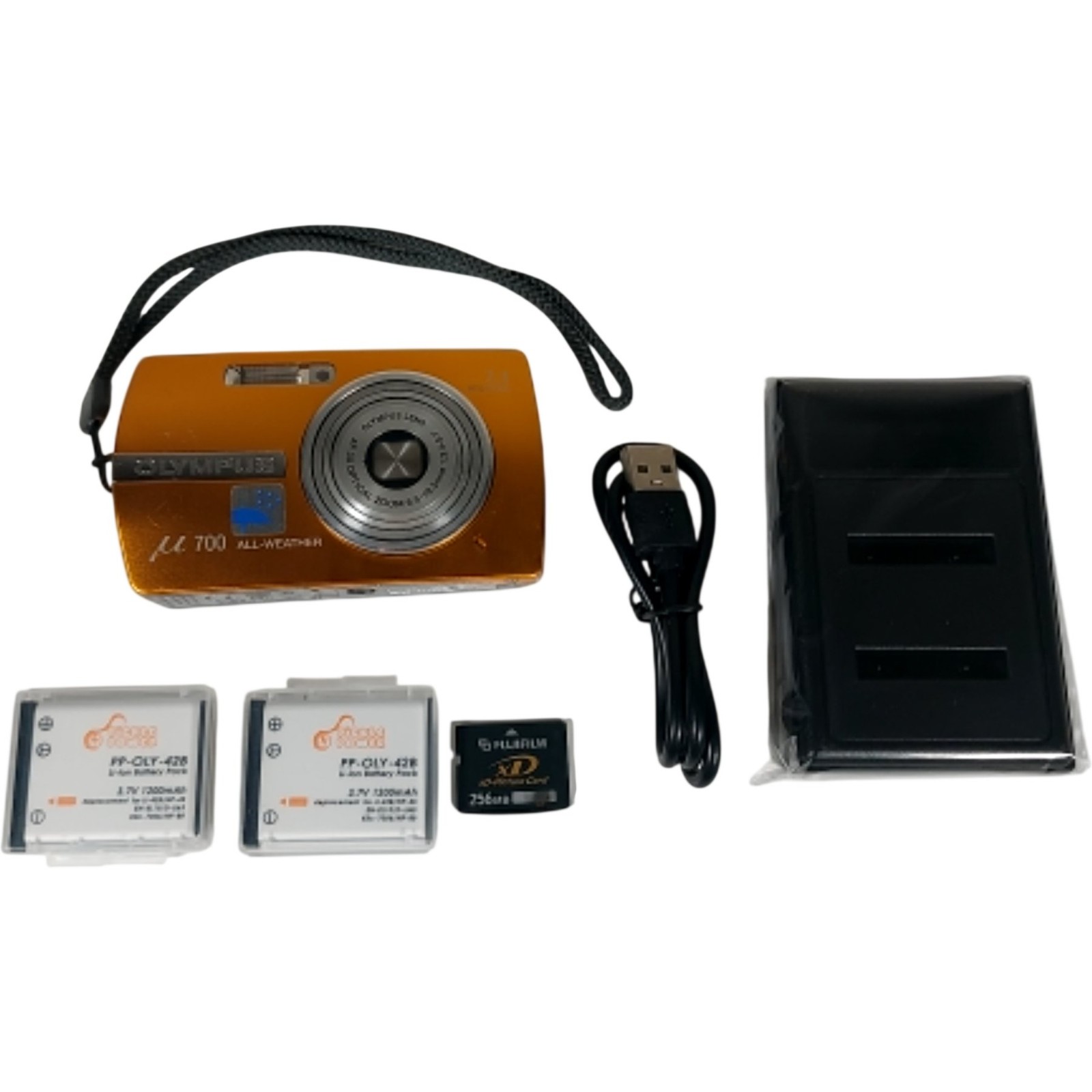 Olympus μ 700 Compact Digital Camera 7.1 MP All Weather Gold SEE VIDEO