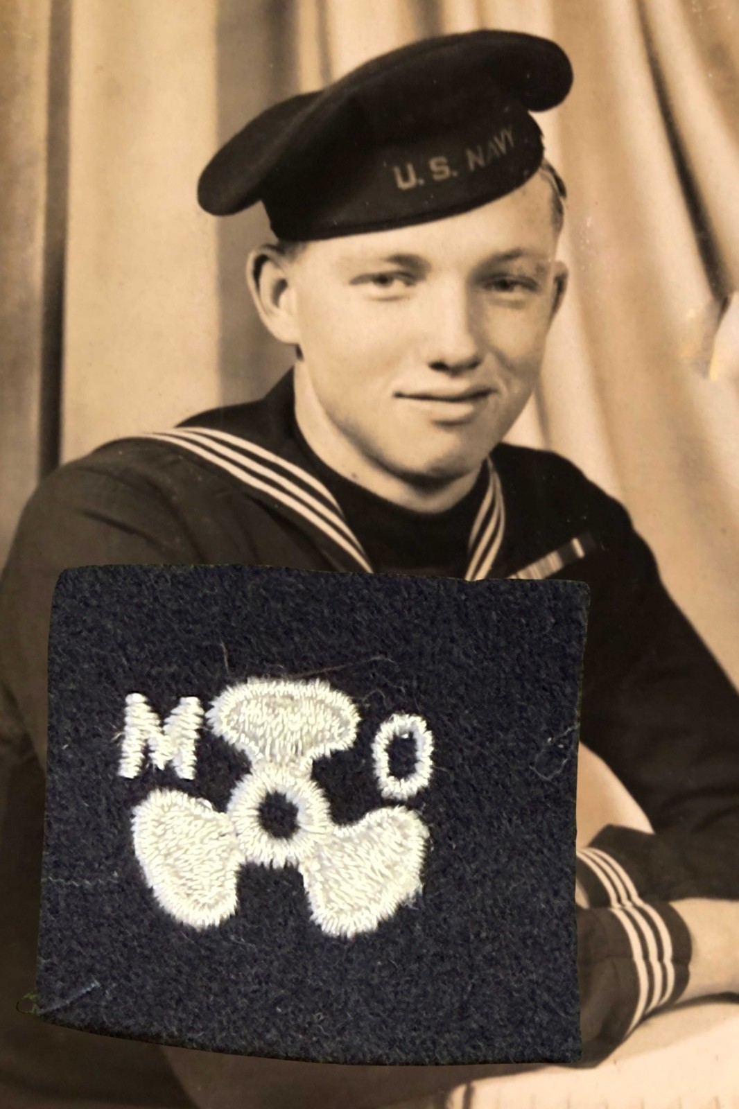 MOTOR MACHINIST'S MATE Orig WWII USN Navy Enlisted Blue Specialty Mark