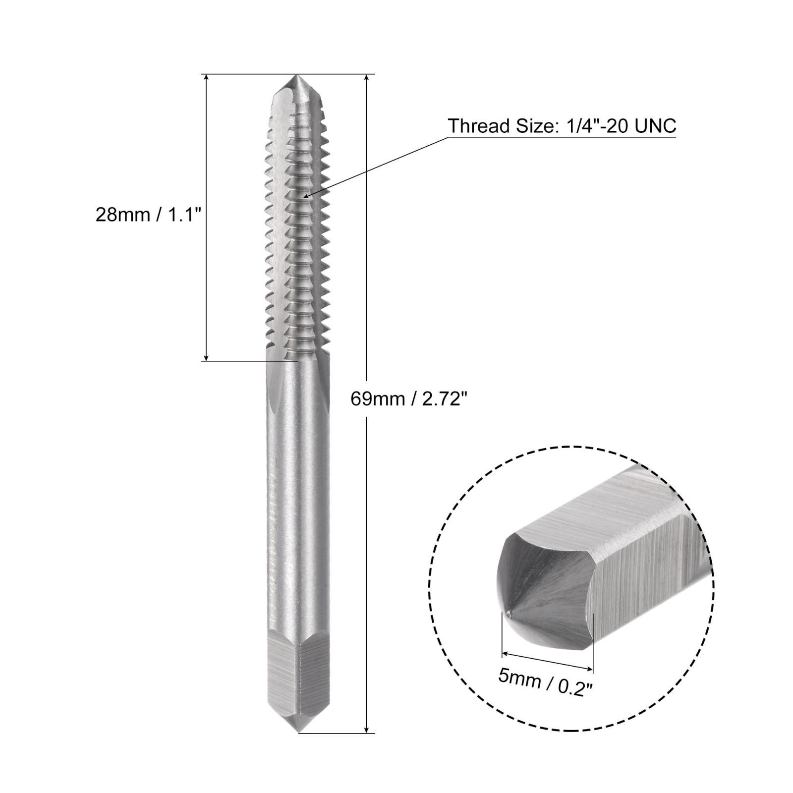 Thread Milling Thread Tapping 1/4"-20 UNC 3 Straight Flute