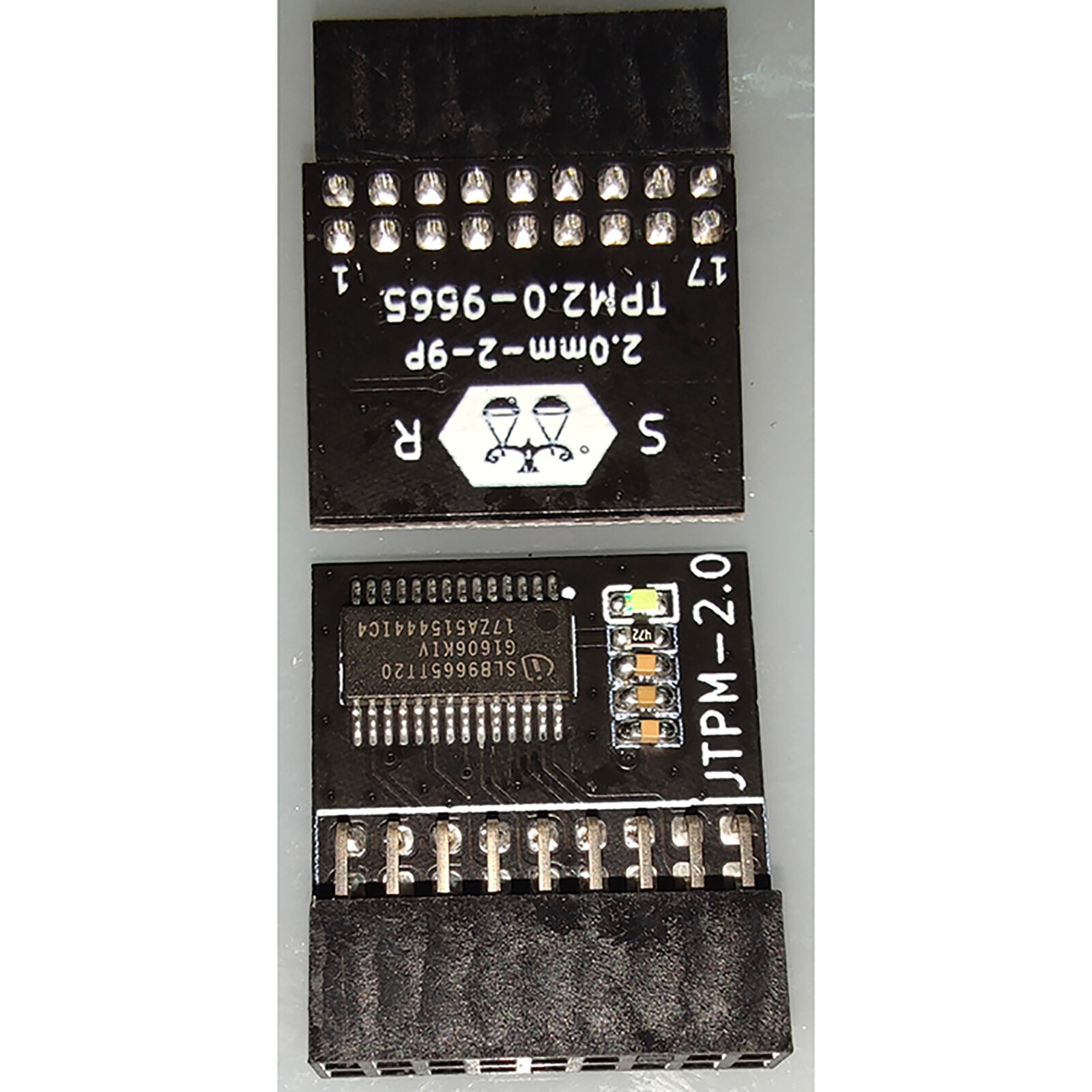 For Infineon TPM TPM2.0 Module ASRock TPM 18-1 Pin Security Module Plate Win11