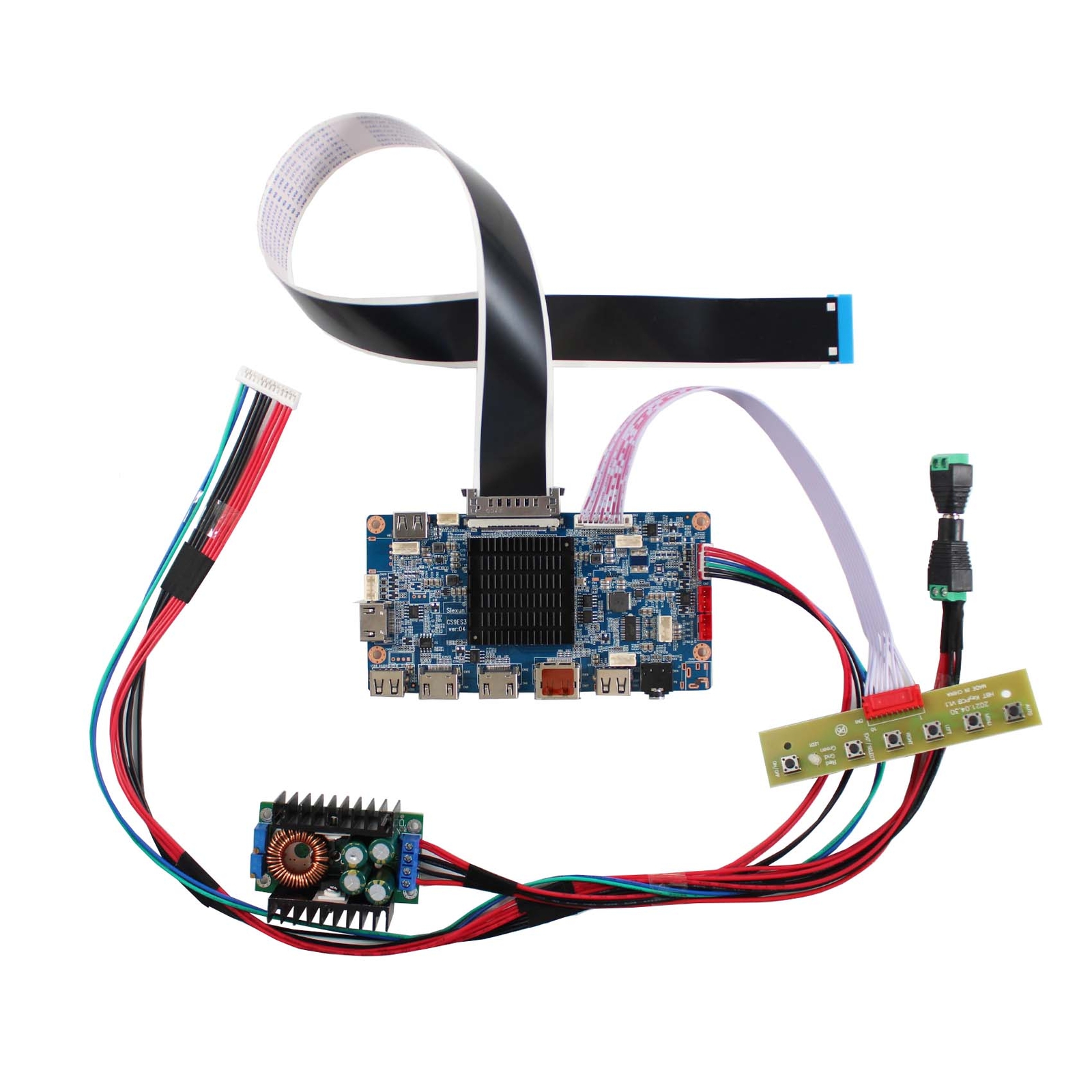 HD USB DP Board for 55" DV550QUM-N10 3840×2160 4K V-by-One LCD Screen