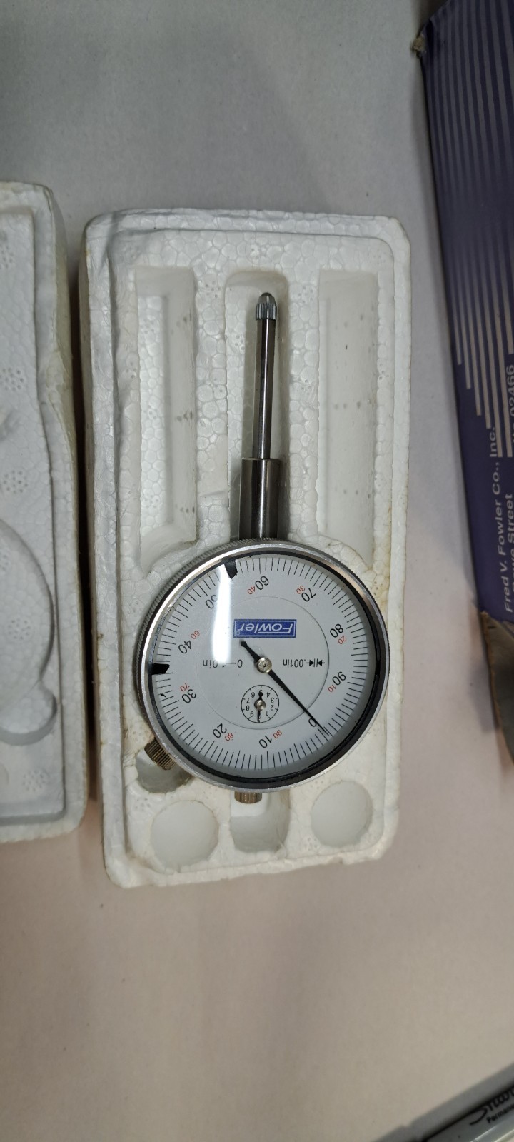 Fowler 52-520-110-0, Adg Dial Indicator With 0-1 Measuring Range (60203)