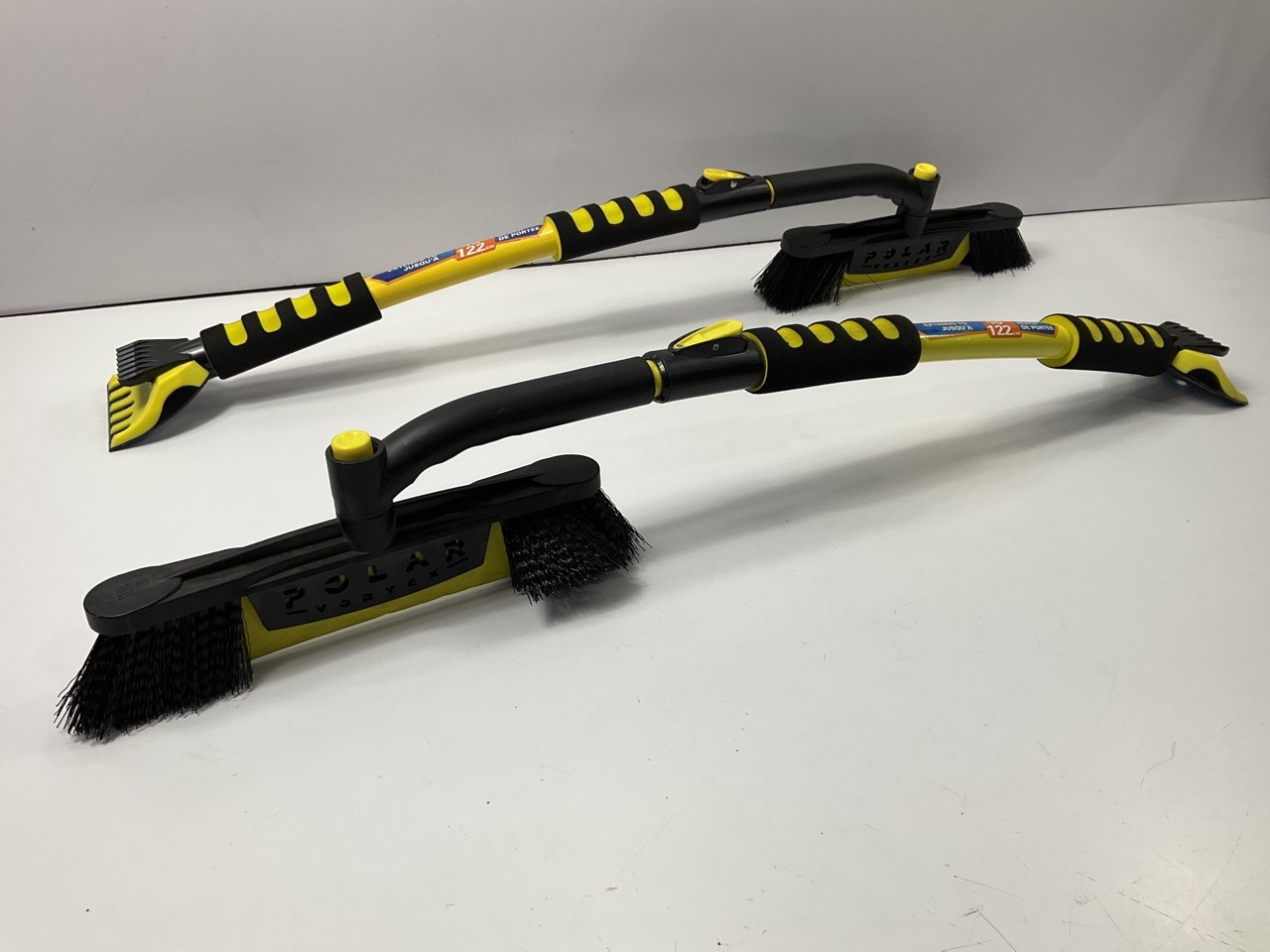 (2) Hopkins 14180 SubZERO 48" Polar Vortex Snowbrush Ice Scraper 12" Head Width