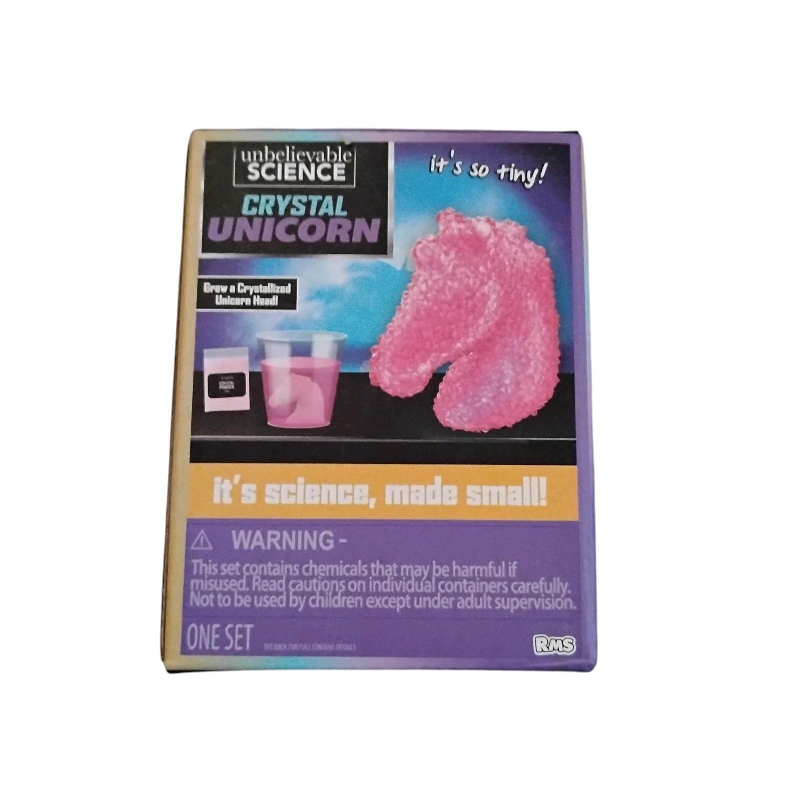 Unbelievable Science Crystal Unicorn Grow Kit Science Experiment Set NIP