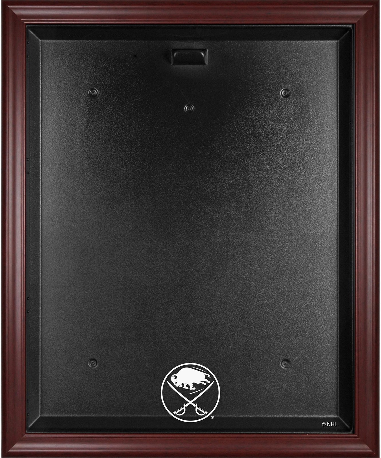 Buffalo Sabres (2020-Present) Mahogany Framed Logo Jersey Display Case