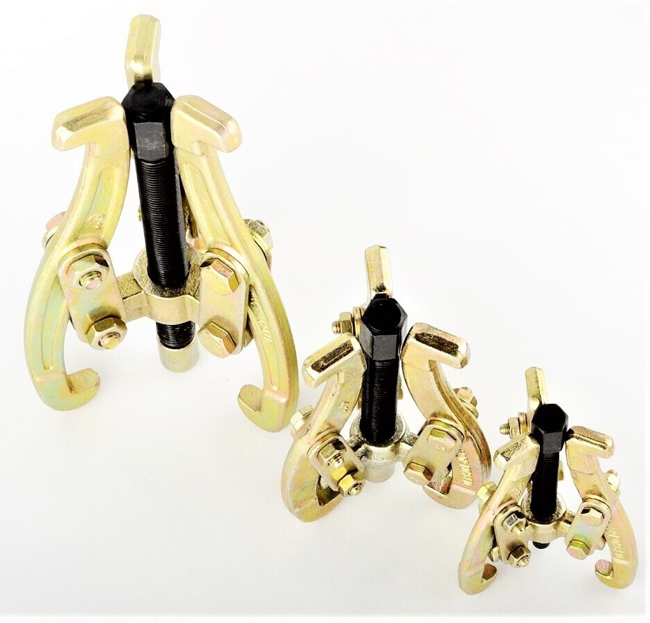 3PC ATE PRO GEAR PULLER SET 3 JAW REVERSIBLE 3" 4" 6" PULLEY SPROCKETS BEARING