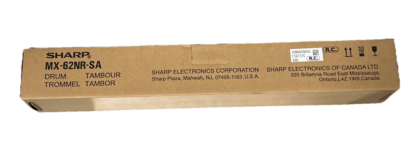 Geniune Sharp MX-62NR-SA Drum Only for Sharp MX6500 MX7500 Series OEM