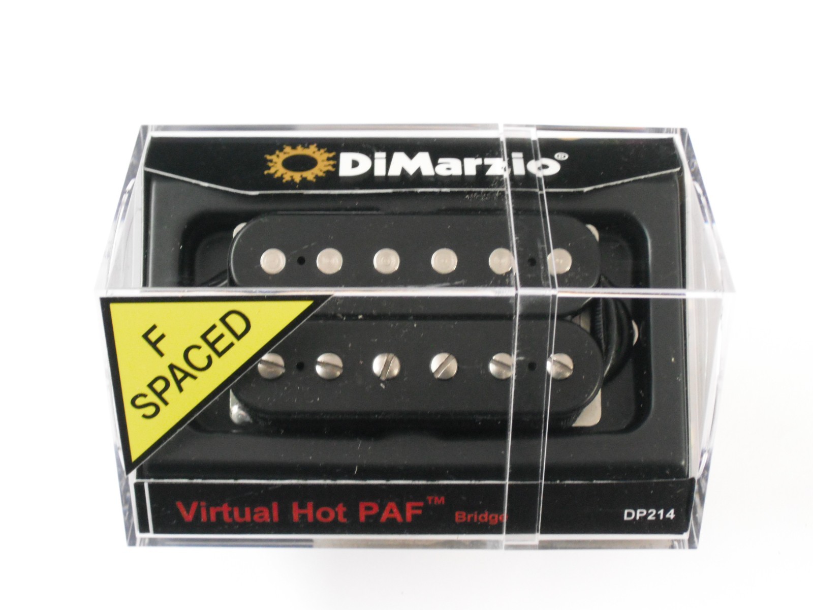 DiMarzio F-spaced Virtual Hot PAF Bridge Humbucker Black DP 214