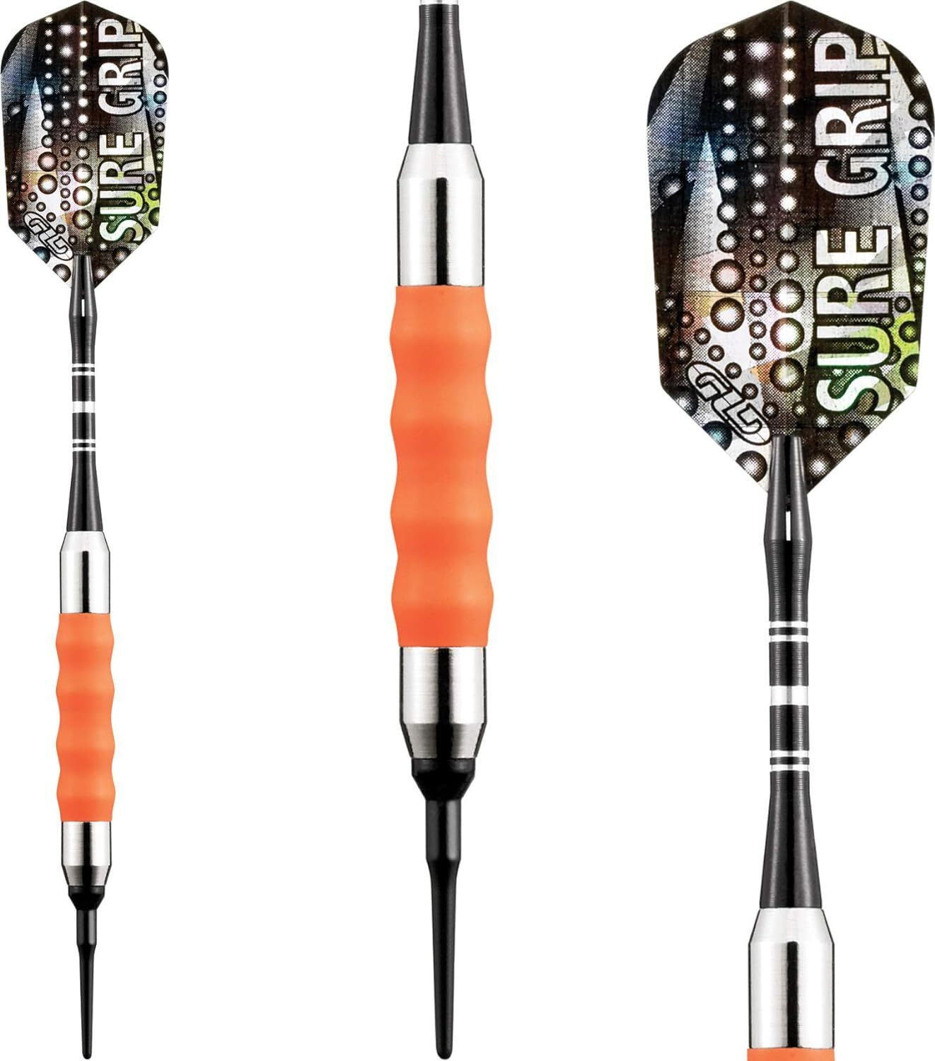 Viper Sure Grip Soft Tip Darts, Orange