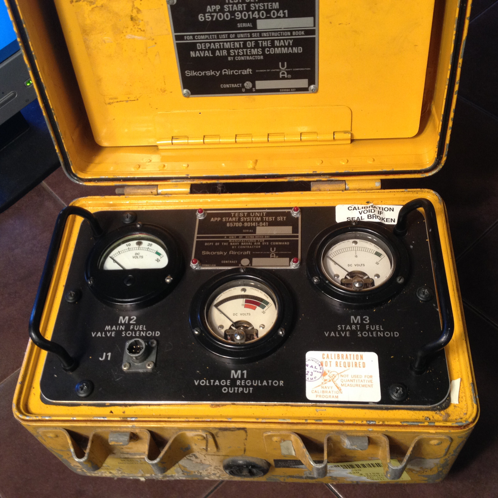 Sikorsky App Start System Test Unit 65700-90141-041