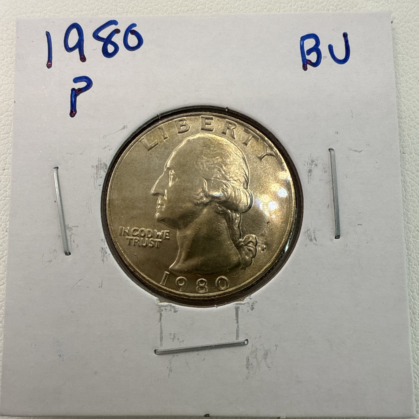 1980-P Washington Quarter BU (Brilliant Uncirculated) Philadelphia Mint