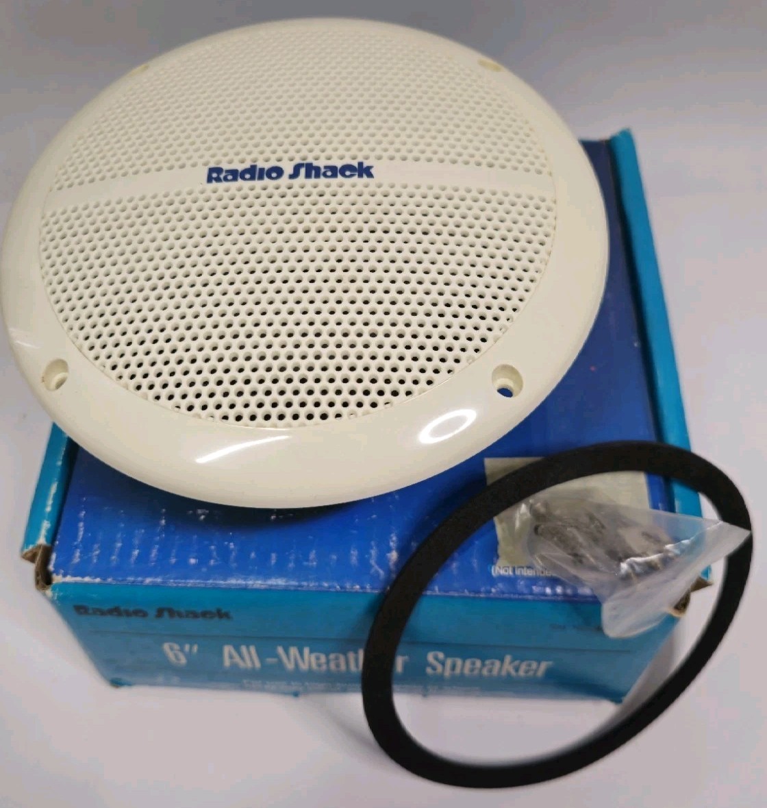 Radio Shack 6 Inch 2-Way All-Weather Marine Speaker #40-1371 Old Stock Open Box