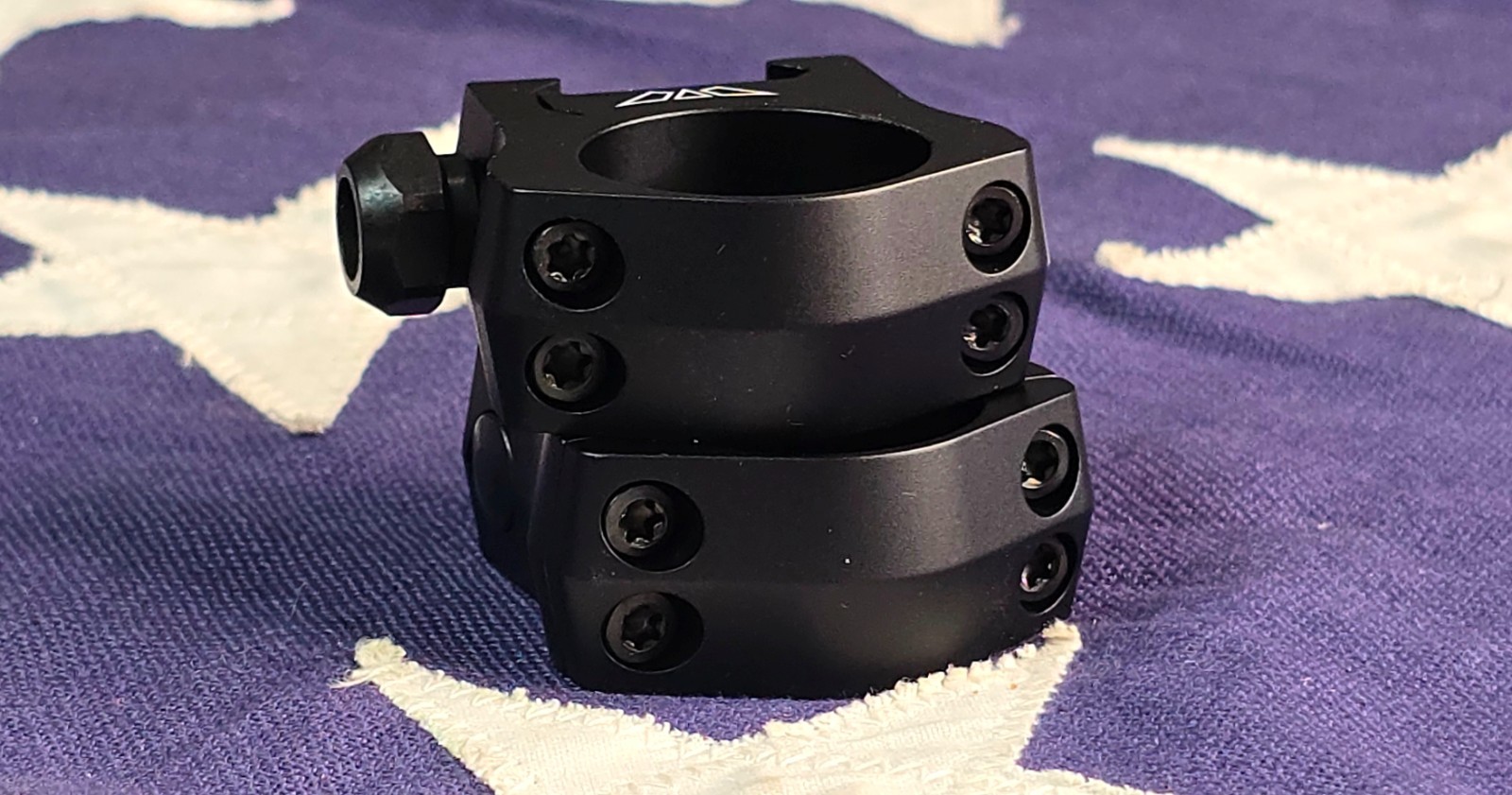 Warne Mountain Tech 1 inch, Low Matte Rings 7200M