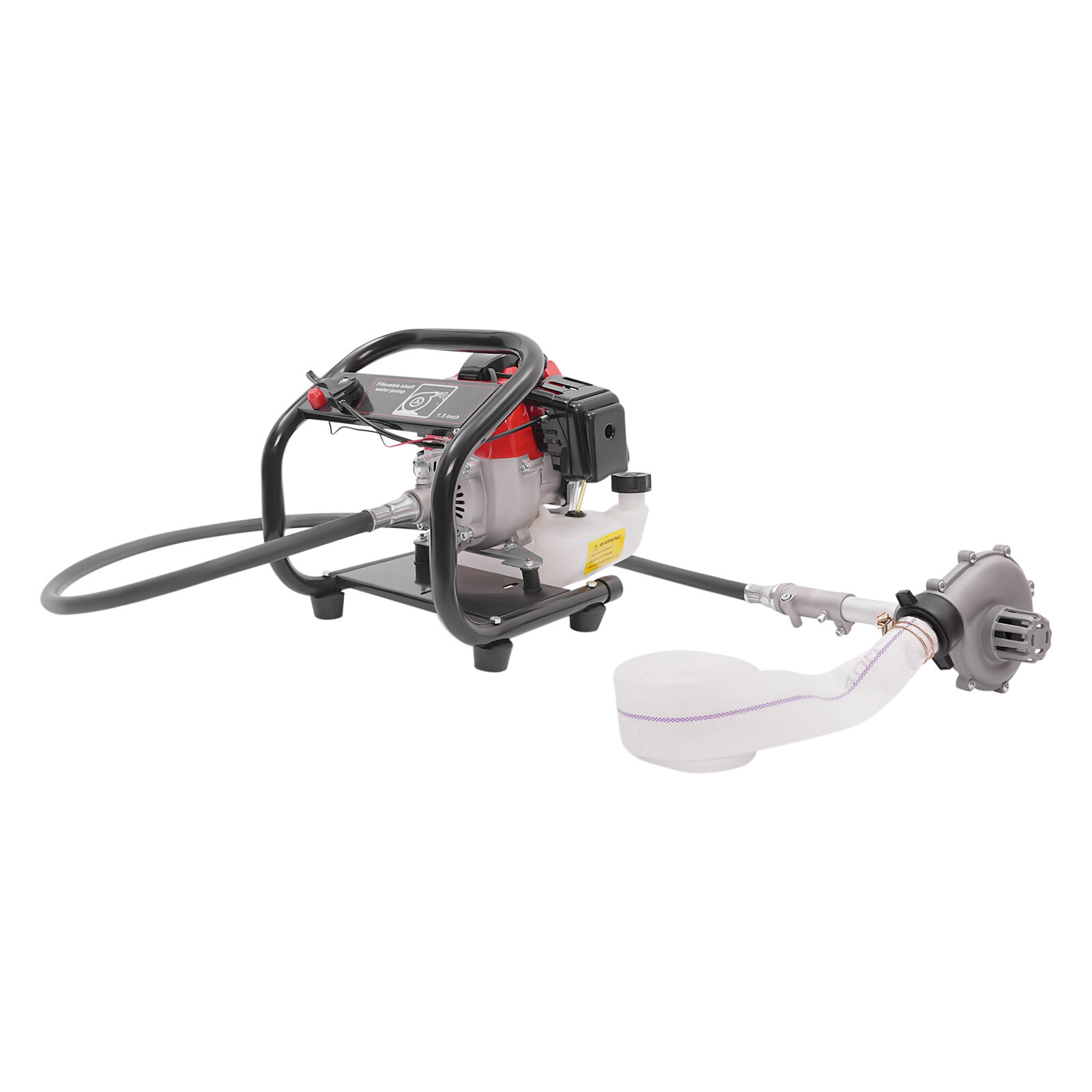 2 Stroke Portable Gasoline Water Pump 1.5" Gas-Powered Water Transfer Pump USA
