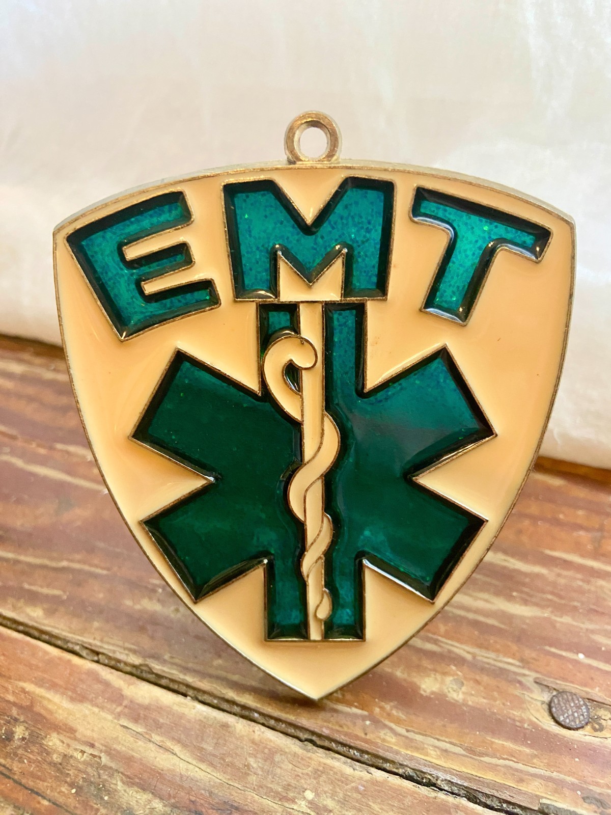 Vintage EMT Stained Glass Style Sun Catcher Clip On Night Light Cover Only