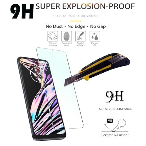 [4-Pack] For Cricket Icon Plus 2026 Tempered Glass Screen Protector, 2.5D