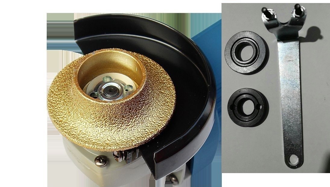 Granite Fabrication Kit Diamond Blade Core Bit 3/4" Demi Router Polishing Pads