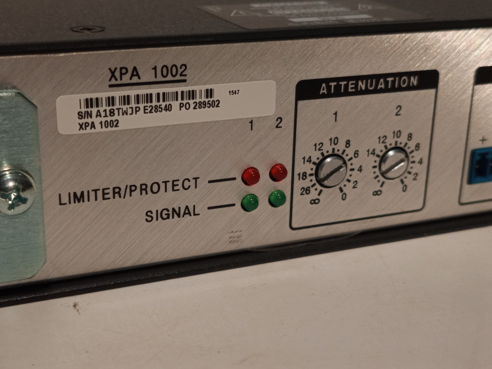 Extron XPA 1002 XTRA Power Amplifier 2 Channel Rackmount Tested Working