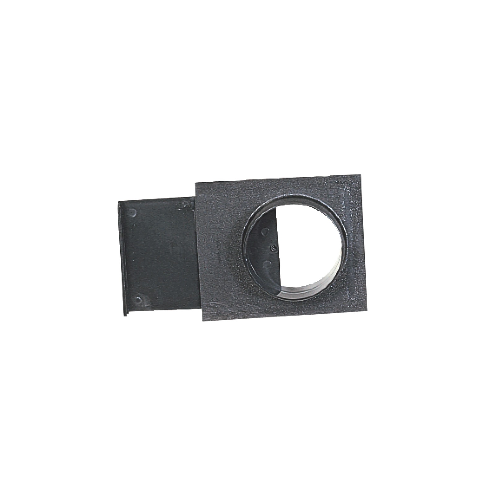WOODRIVER Dust Connection 4" ABS Basic Blast Gate Fitting for Dust Collection Sy