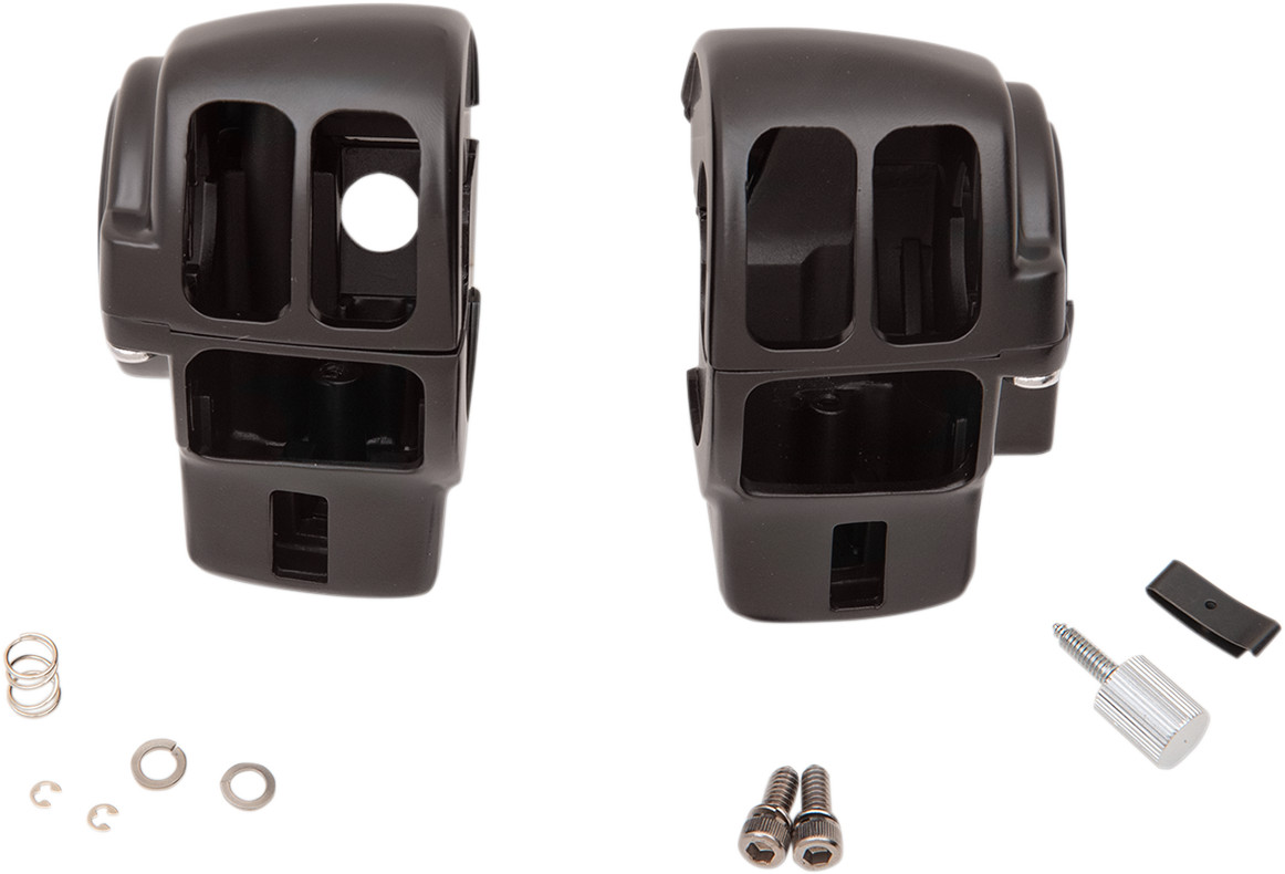 Drag Specialties 0616-0358 Switch Housing Kits Matte Black