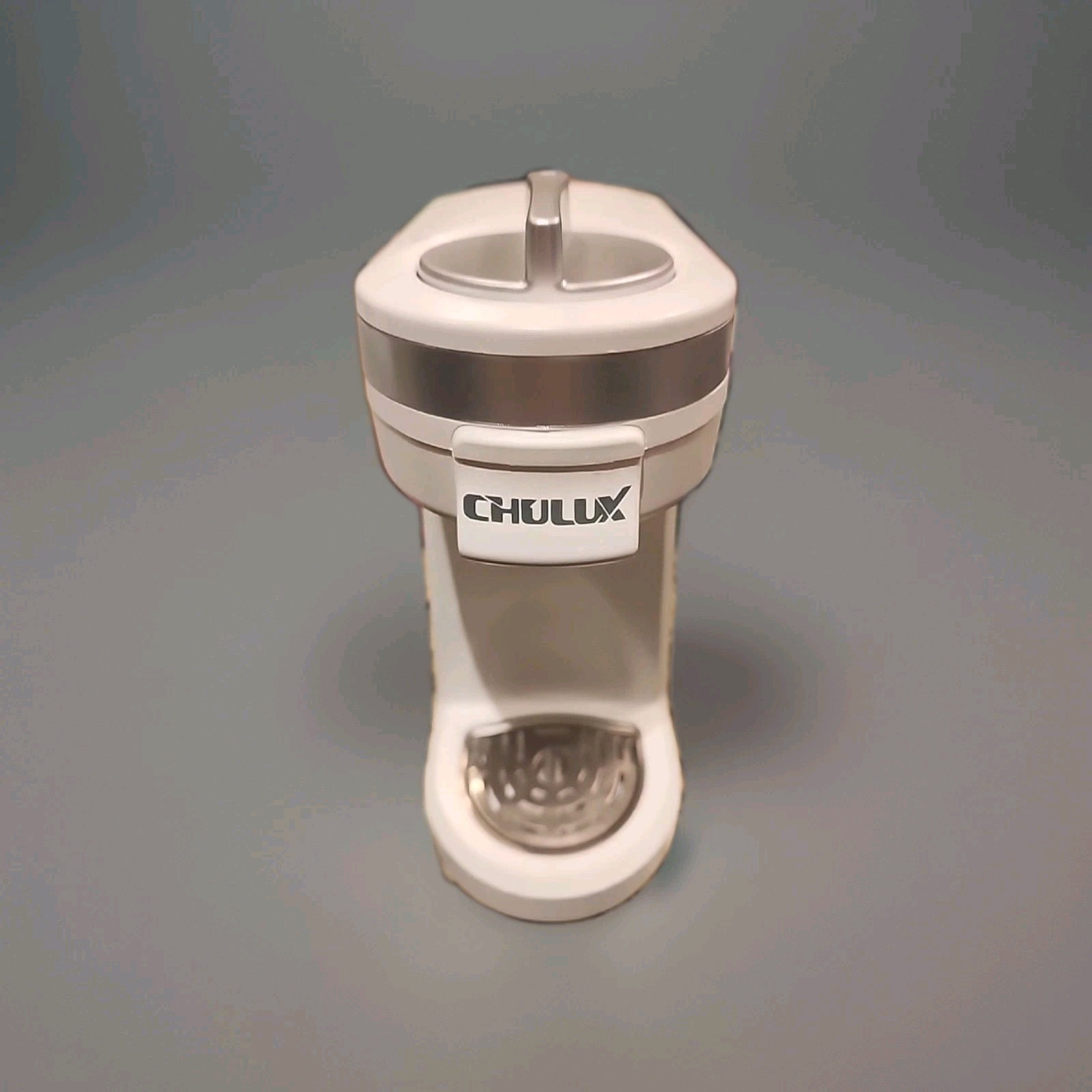 CHULUX QF-CM801 Single Serve K-Cup Coffee Maker - Works Great  WHITE