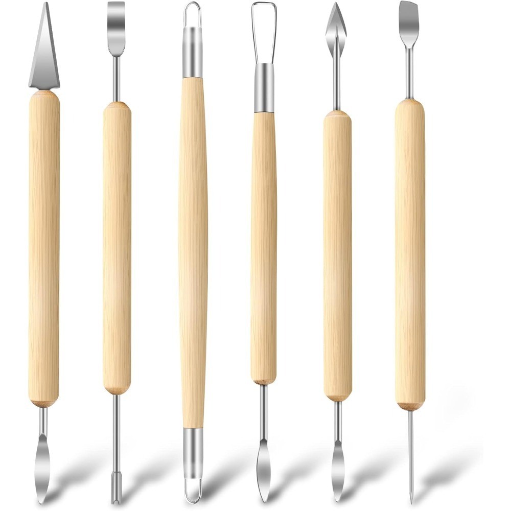 Pottery Clay Tools Kit Sculpting Carving Set Polymer Modeling Cutters for
