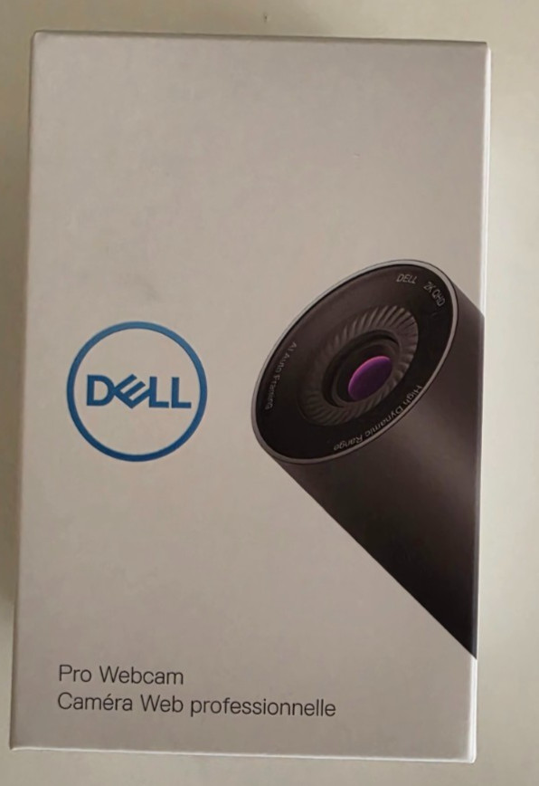 Dell Pro Webcam WB5023 Black  2K QHD Mfg 3/2025 Brand New Sealed