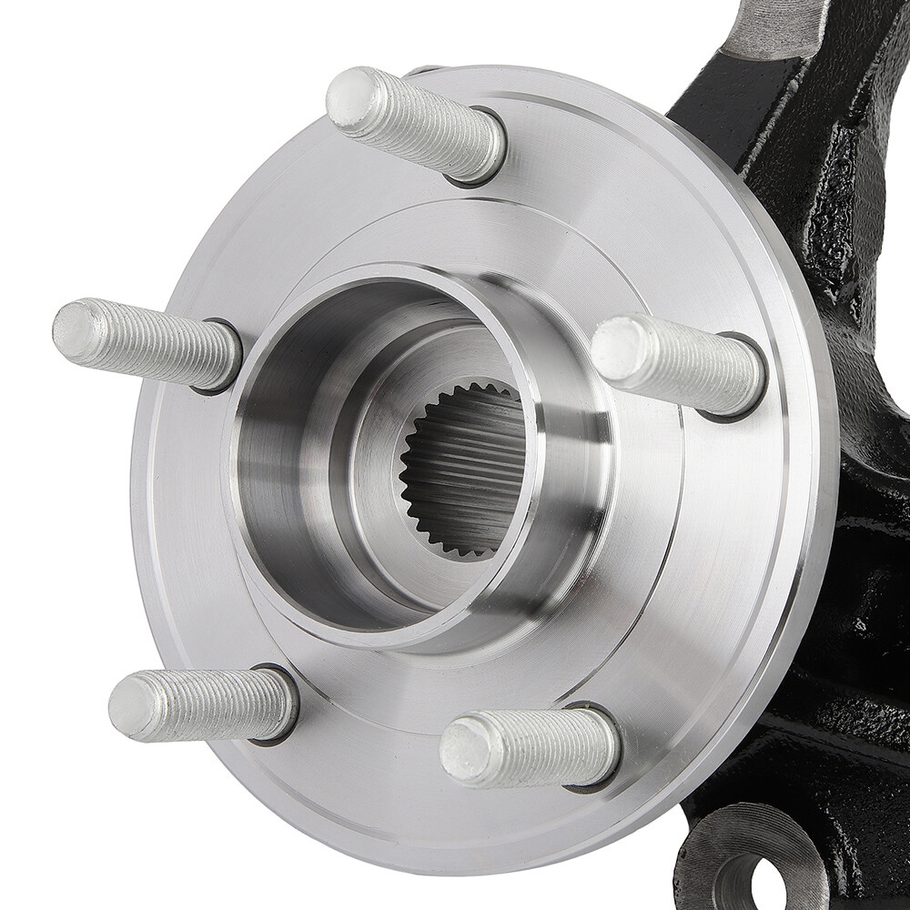 Front Left Right (2) Wheel Hub Bearing Steering Knuckle For Ford Focus 2012-2018