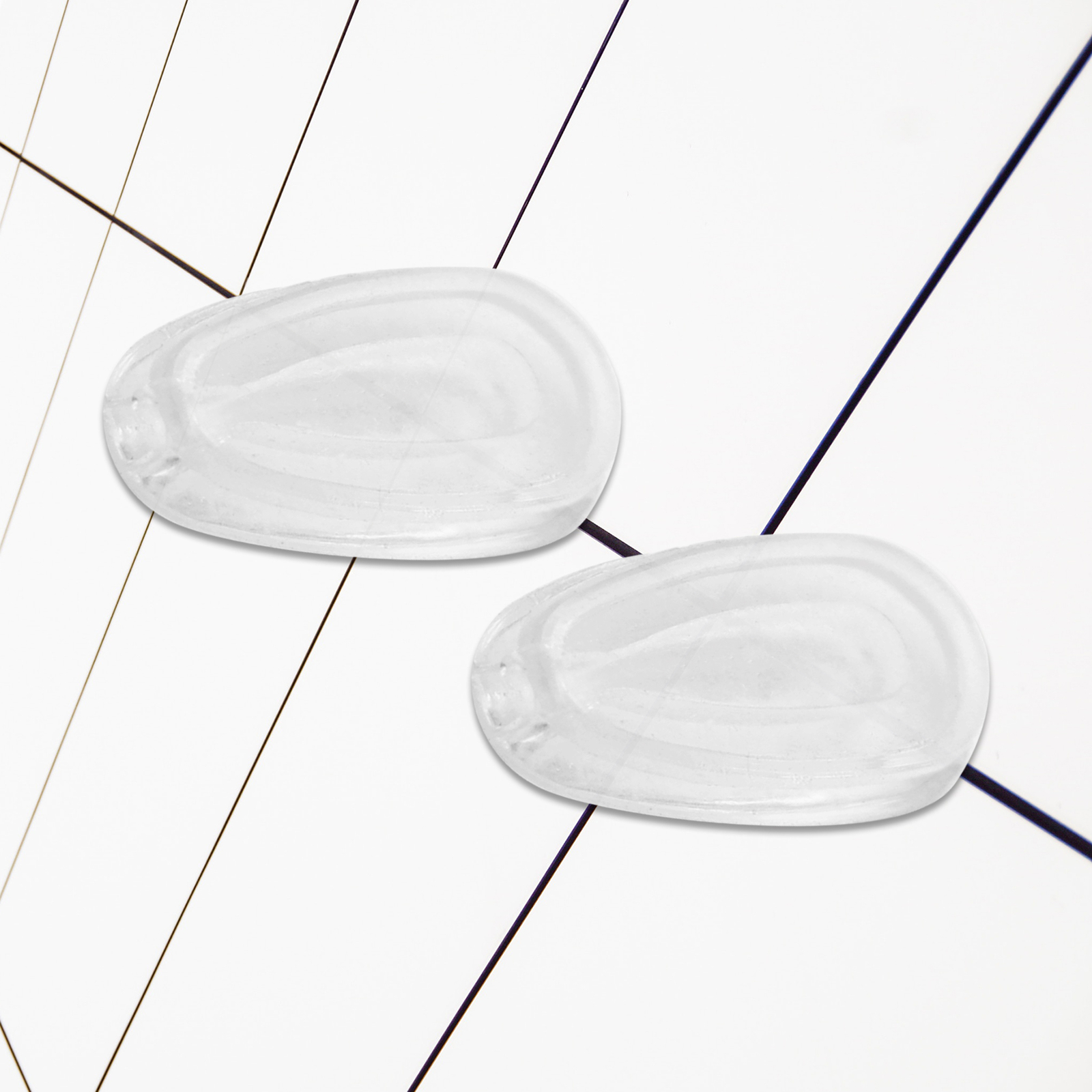 Replacement Silicon Nose Pads for-Oakley Tie Breaker OO4108 Sunglass-Options