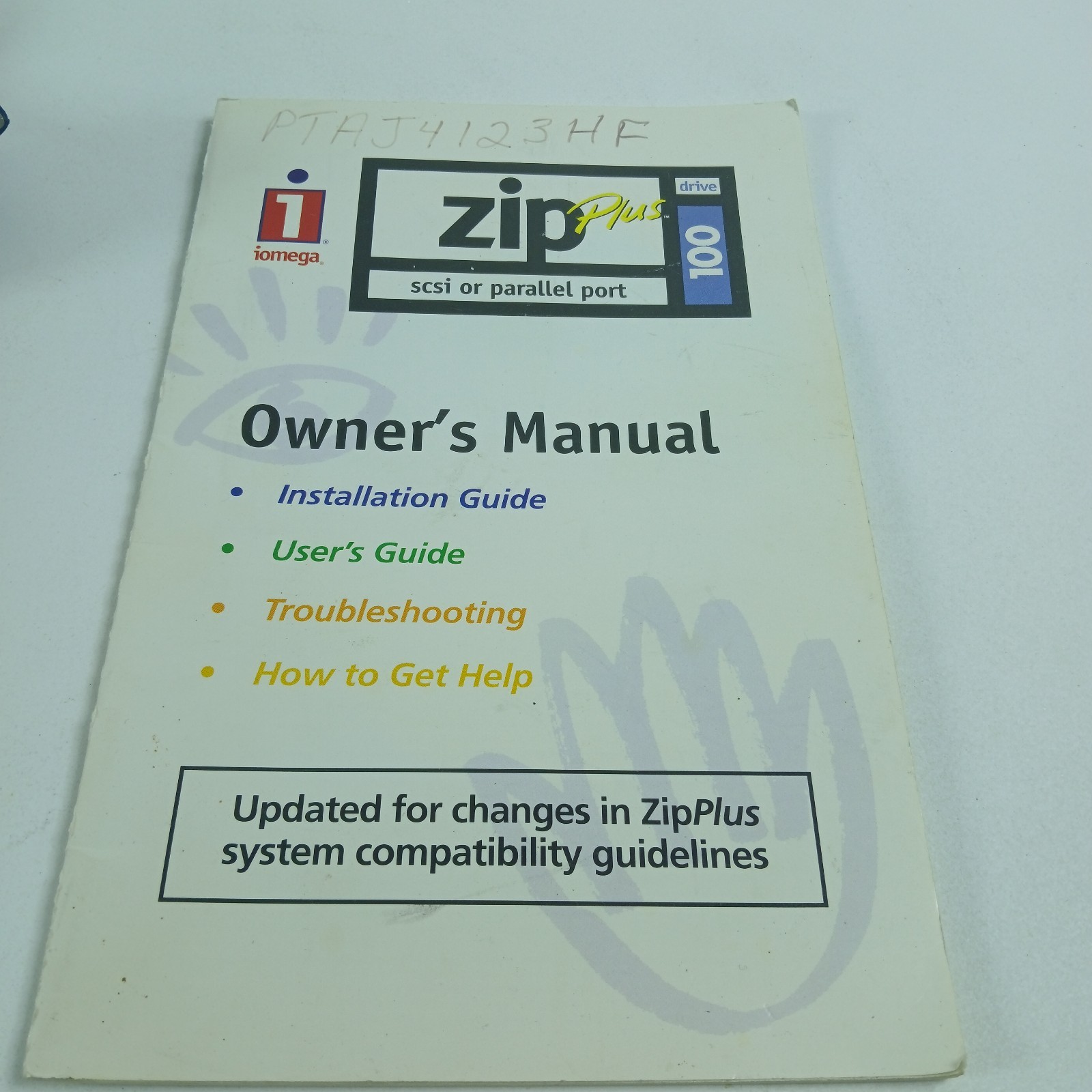 Iomega Zip 100 Parallel Port Drive Model Z100P2 W/TH CABLE POWER DISC TESTED