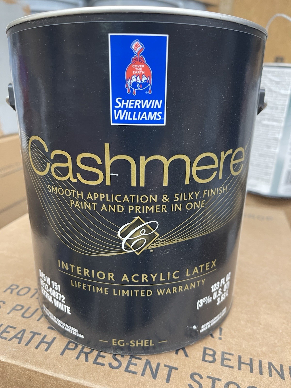 1 Gallon Sherwin Williams Cashmere Interior Egg-Shell / 6017 Intuitive Purple