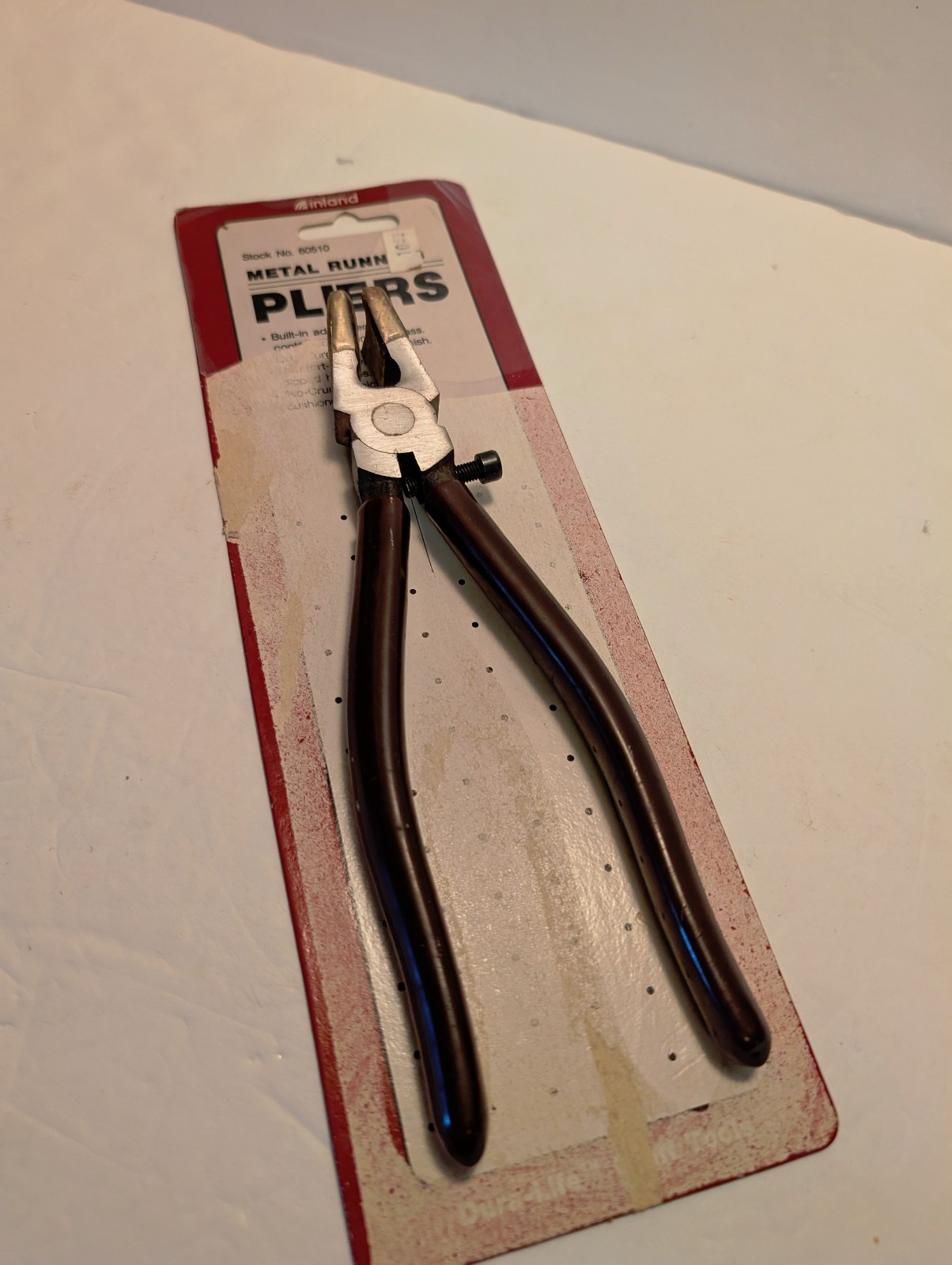 METAL RUNNING PLIERS Dura-Life by Inland for Stained Glass Work etc #60510