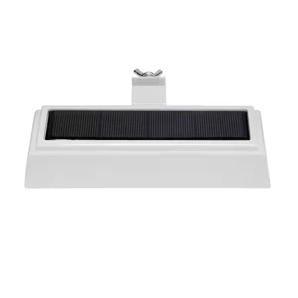 Solar Gutter Lights Outdoor LED Floodlight 2 Pack Weather Resistant Auto On Off
