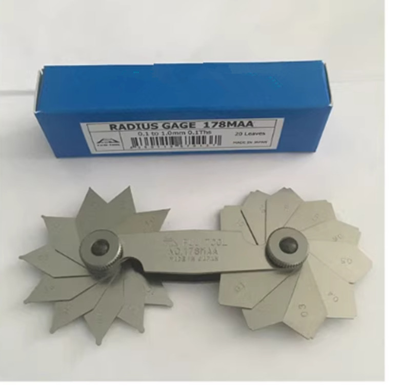 1PCS NEW FUJITOOL radius gauge 178MAA(0.1-1mm)