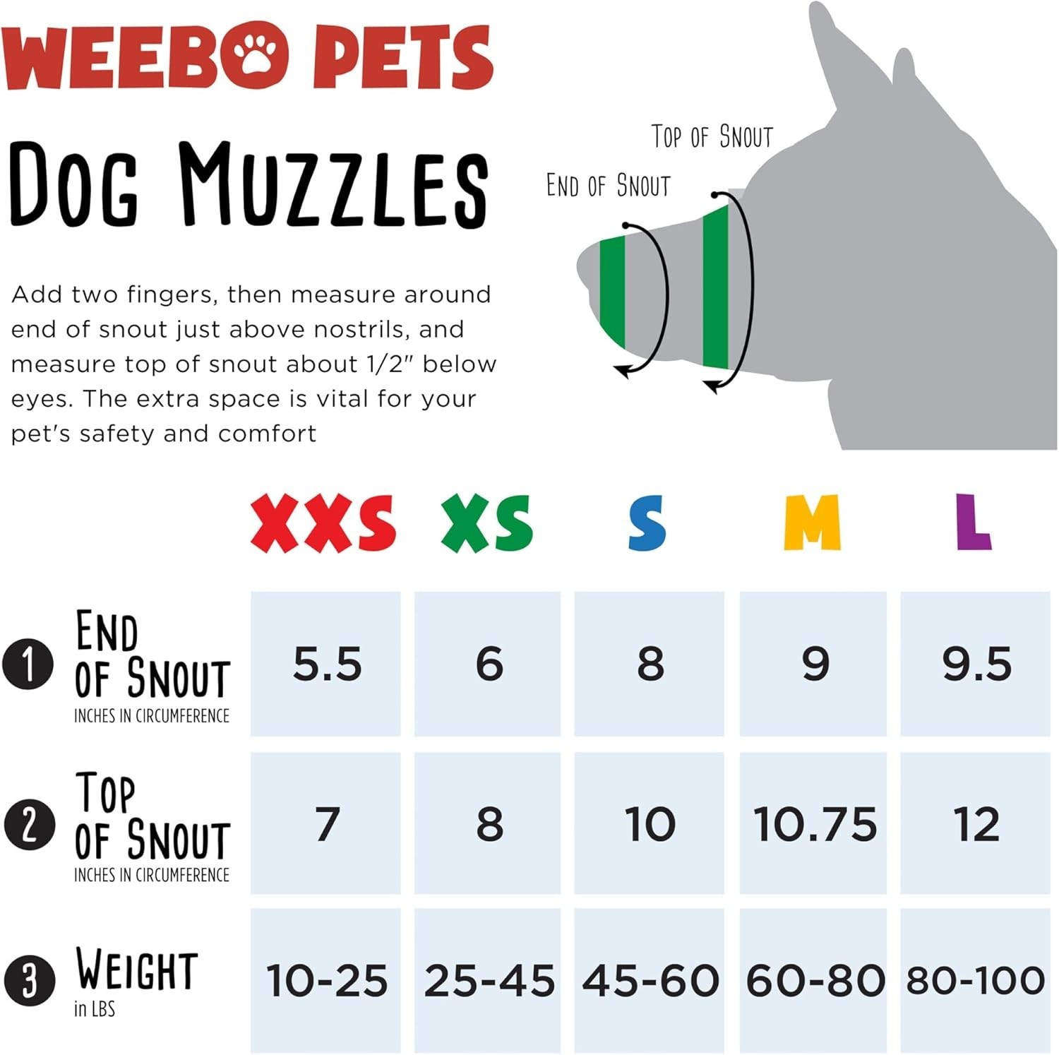Soft Nylon Muzzle for Small Dogs 5-15lbs – Easy Quick-Fit with Buckle Closure