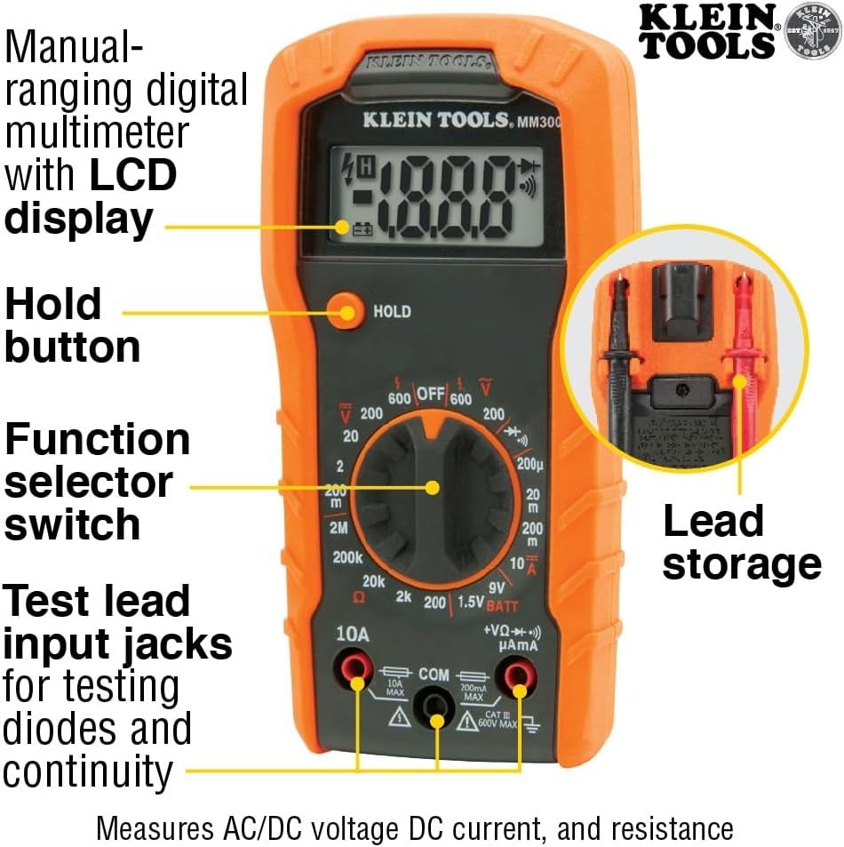 Klein Tools Electrical Testing Set - Multimeter, NCVT, RT105