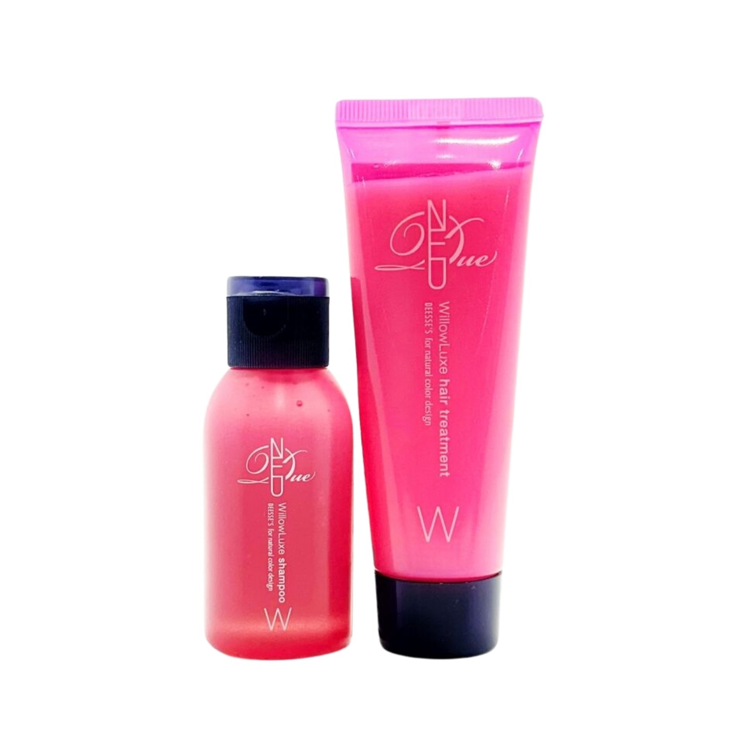 Milbon DUO Willowluxe Hair Shampoo and Hair Treatment Travel Size SET 1.7 oz