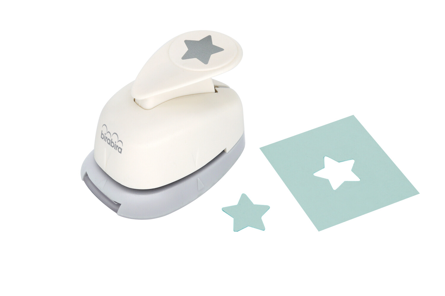 Bira Craft 5/8 inch Star Shape, Christmas Punch, Lever Action Craft Punch