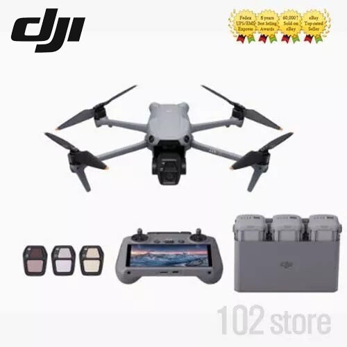 DJI Air 3S Fly More Combo Camera Drone (DJI RC 2 + 3 Batteries) -FAST SHIP