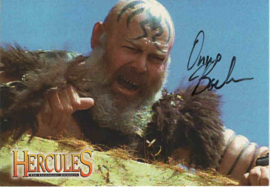 ONOO BOELLE (+2013) - Hercules - Signed Trading Card