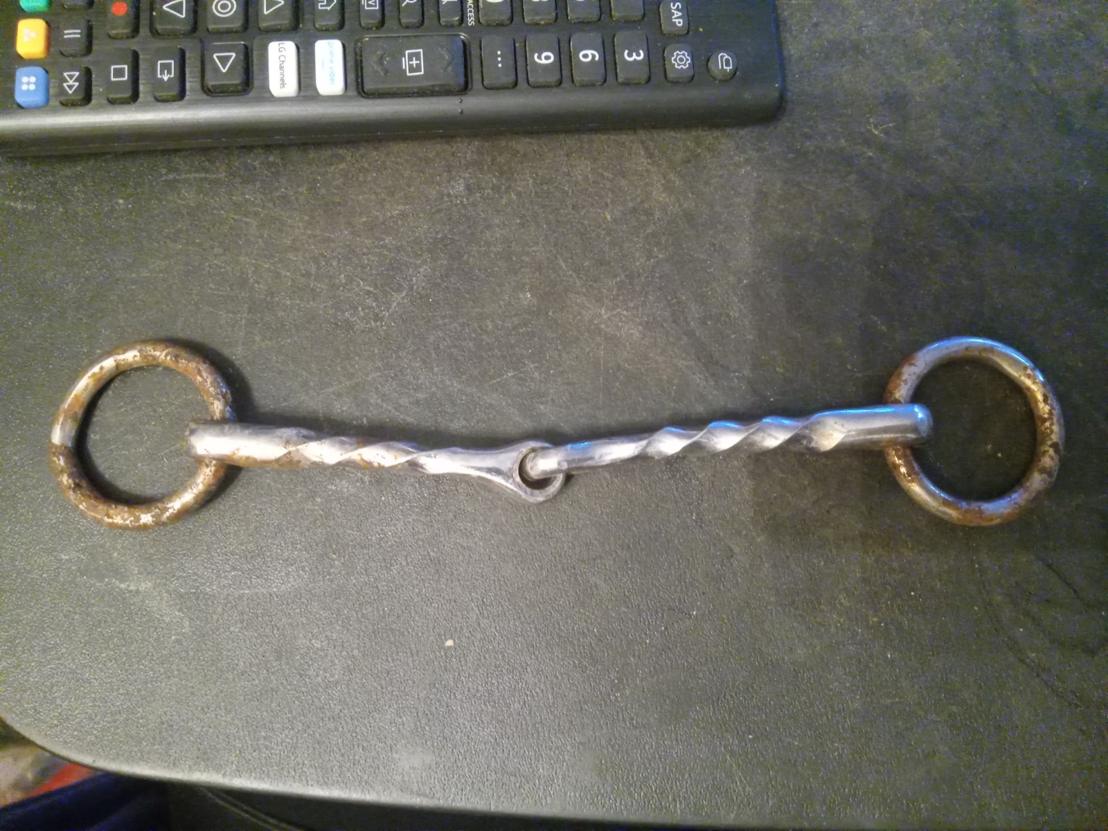 Bridoon Bit bradoon snaffle bit mouth 5 in twisted bar