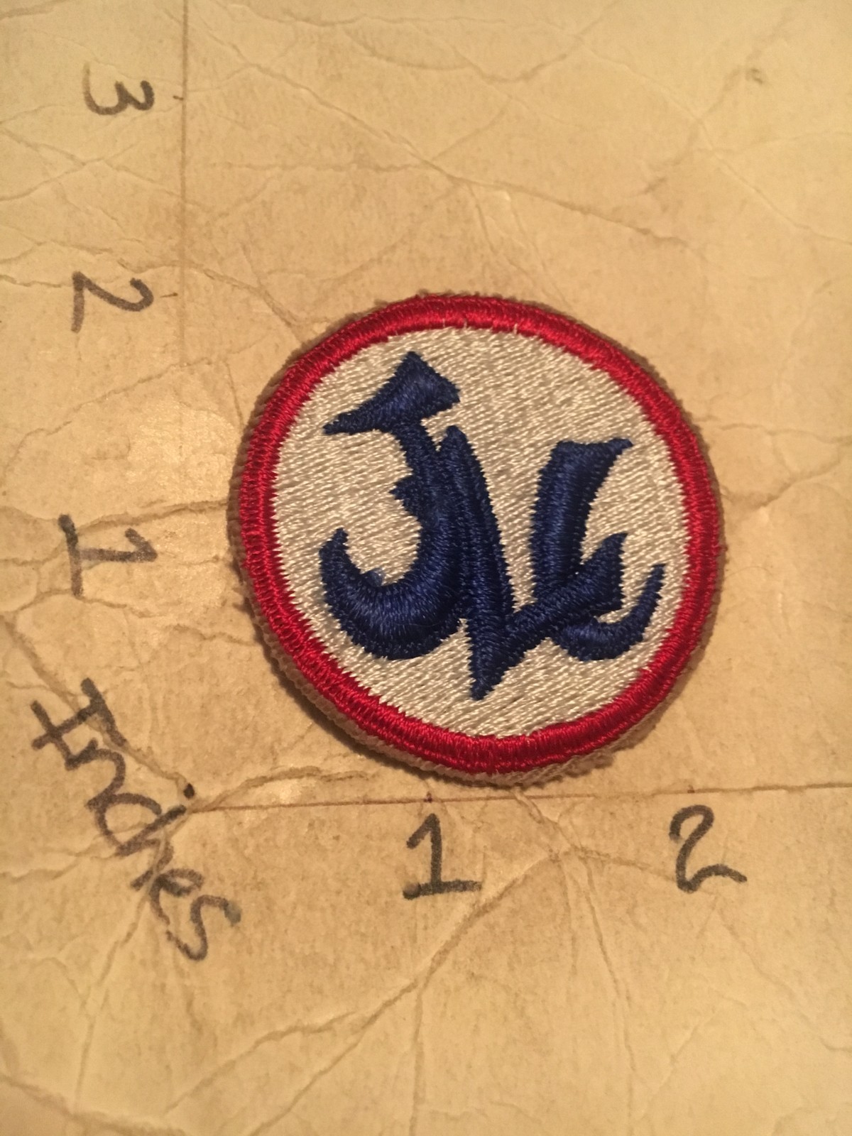 WW2 to Korea era US Army Japan Logistics Command c/e patch 7/21/25 no glow