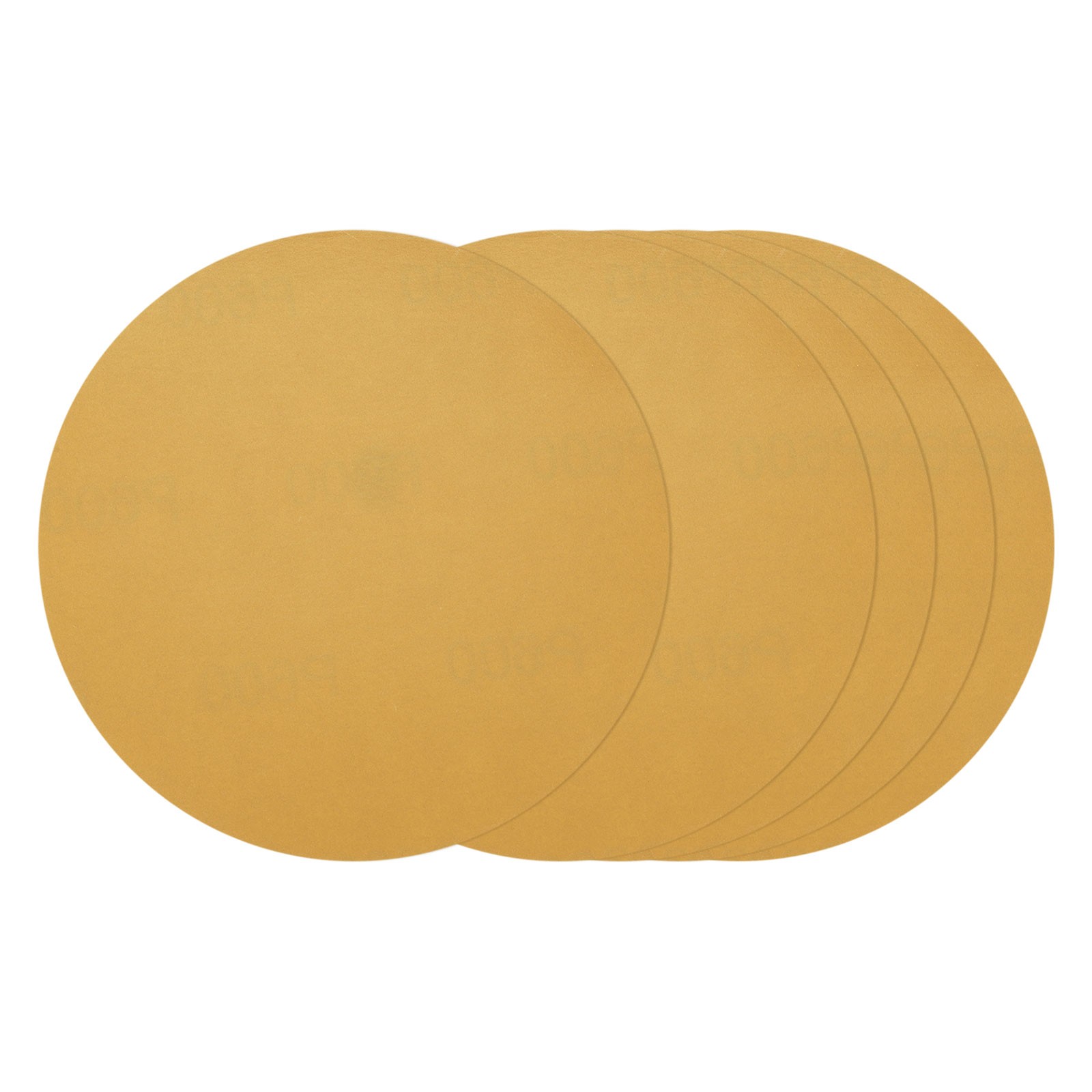 25Pcs Sanding Disc 5 Inch 600 Grit Hook and Loop Random Orbital Sandpaper,Yellow