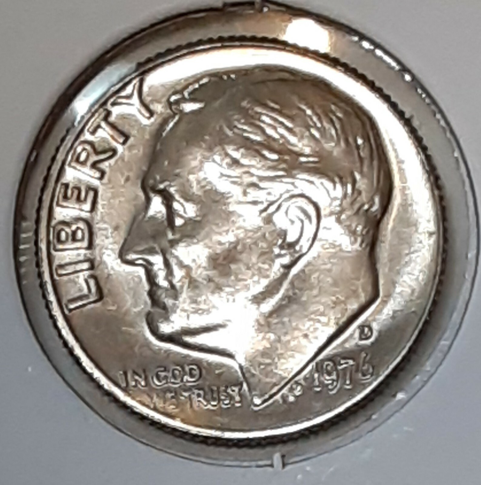 1976 Roosevelt Dime  D - BU - Uncirculated