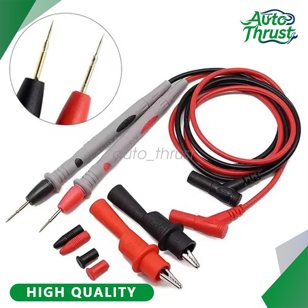 For Fluke meter Electrical Alligator Clip Probes 1000V 20A Multimeter Test Leads
