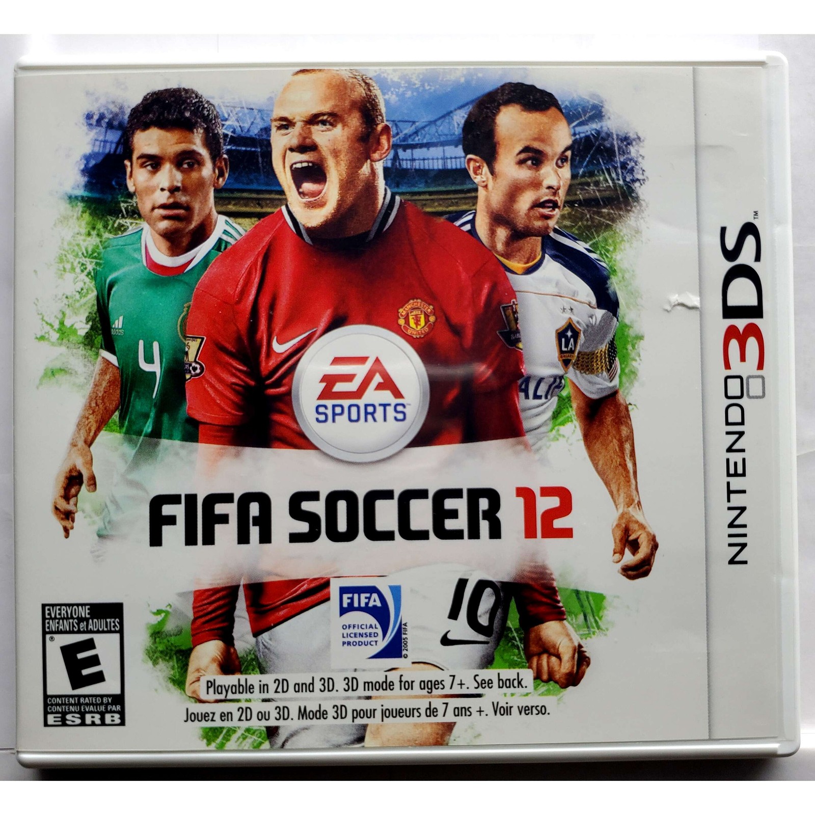 No Game, Box Only - FIFA Soccer 12 - Nintendo 3DS Excellent Original
