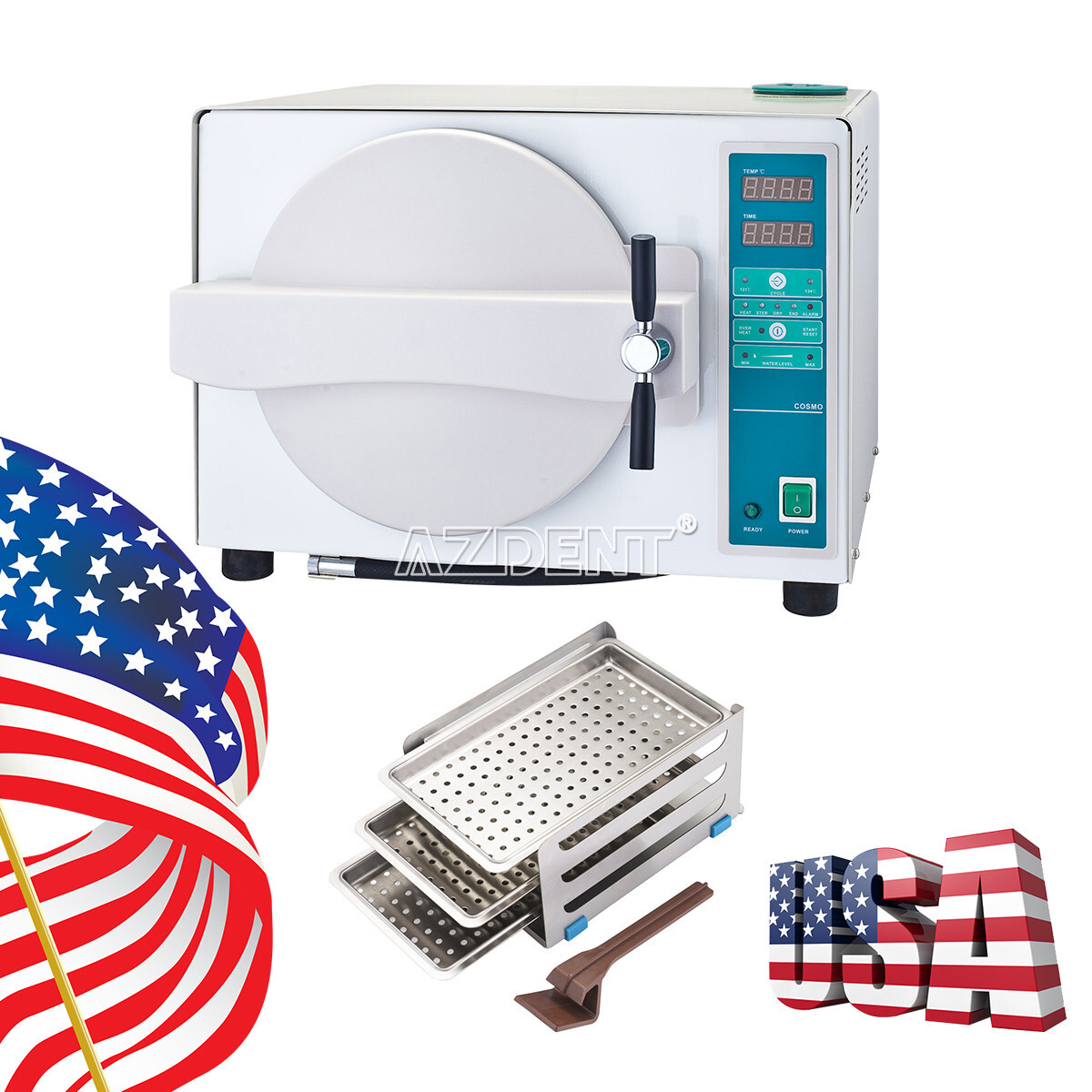 18L Dental Medical Autoclave Steam Sterilizer Sterilization Drying Equipment