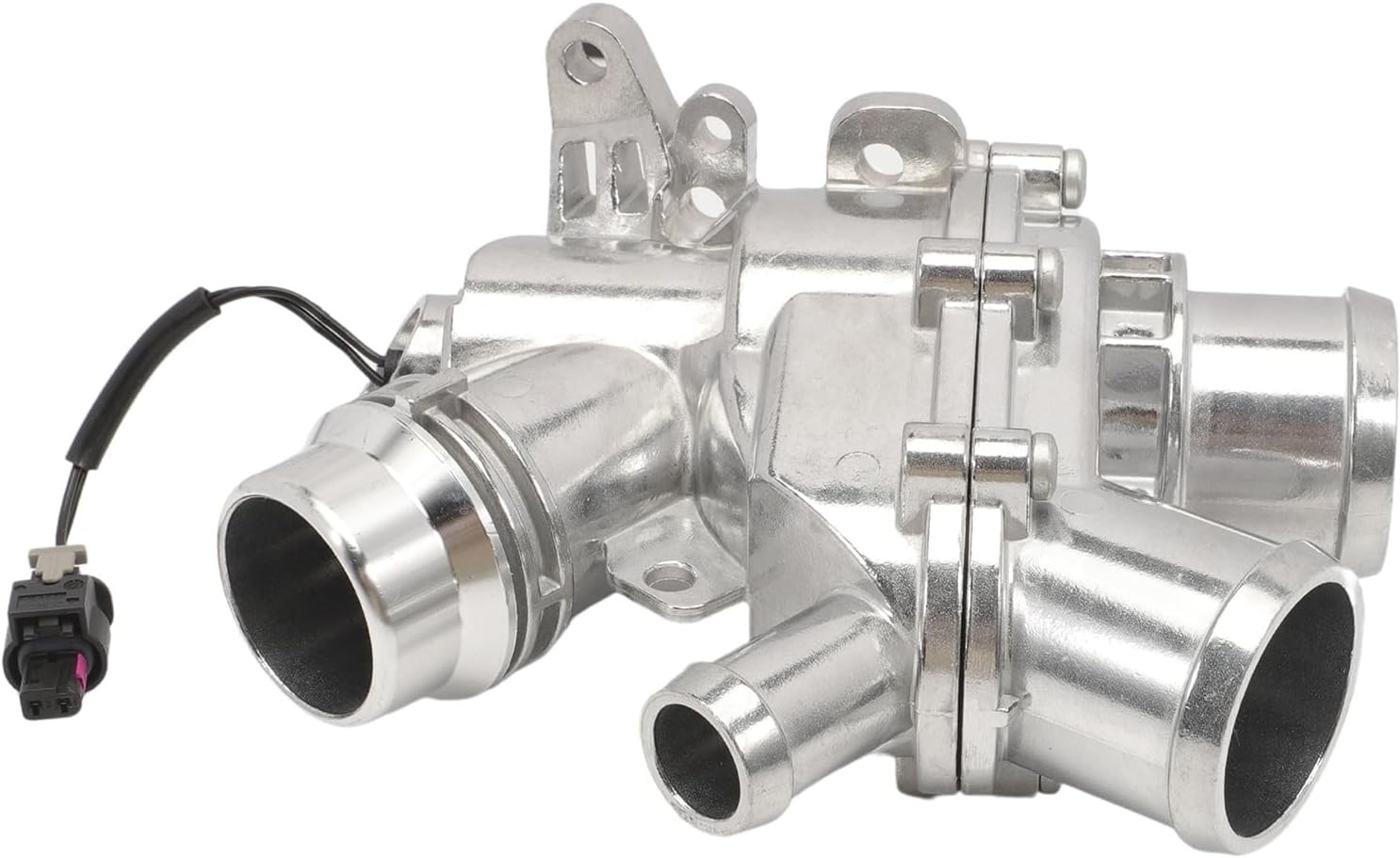 LR117568 Aluminum Thermostat Housing with Sensor Compatible with Land Rover L...