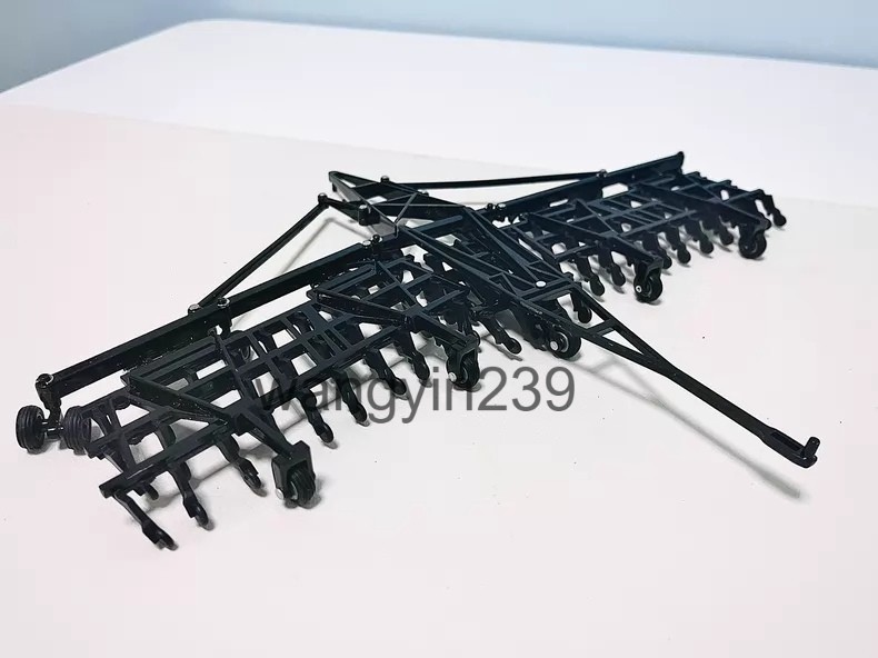1:64 Alloy Black PD5700 Foldable Sled Model